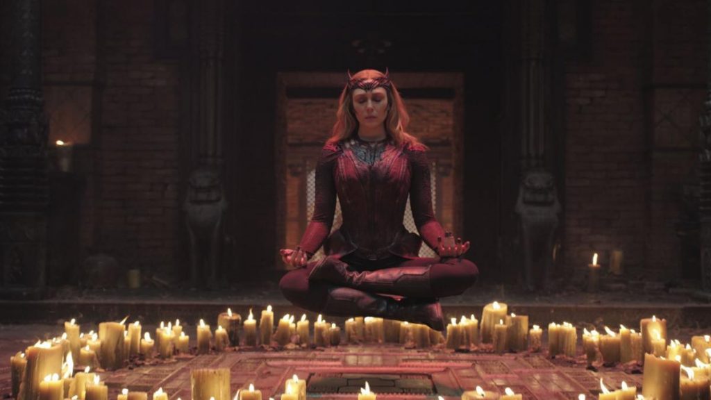 wanda maximoff dr. strange in the multiverse of madness