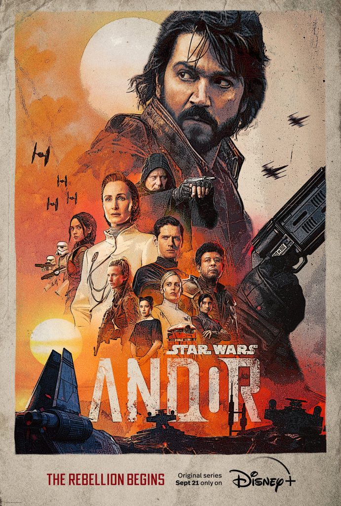 Aquí están las 32 series más esperadas del 2025 por plataforma andor disney plus poster