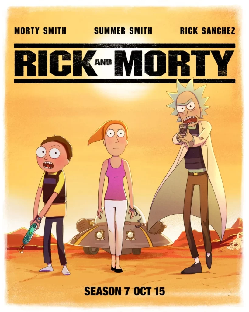 séptima temporada de Rick And Morty poster