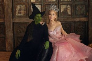 ariana grande y cynthia erivo como elphaba y glinda